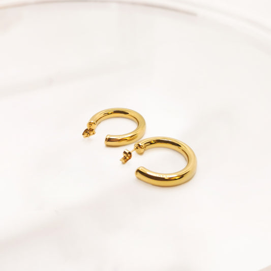 Clarsie C Hoop Earrings