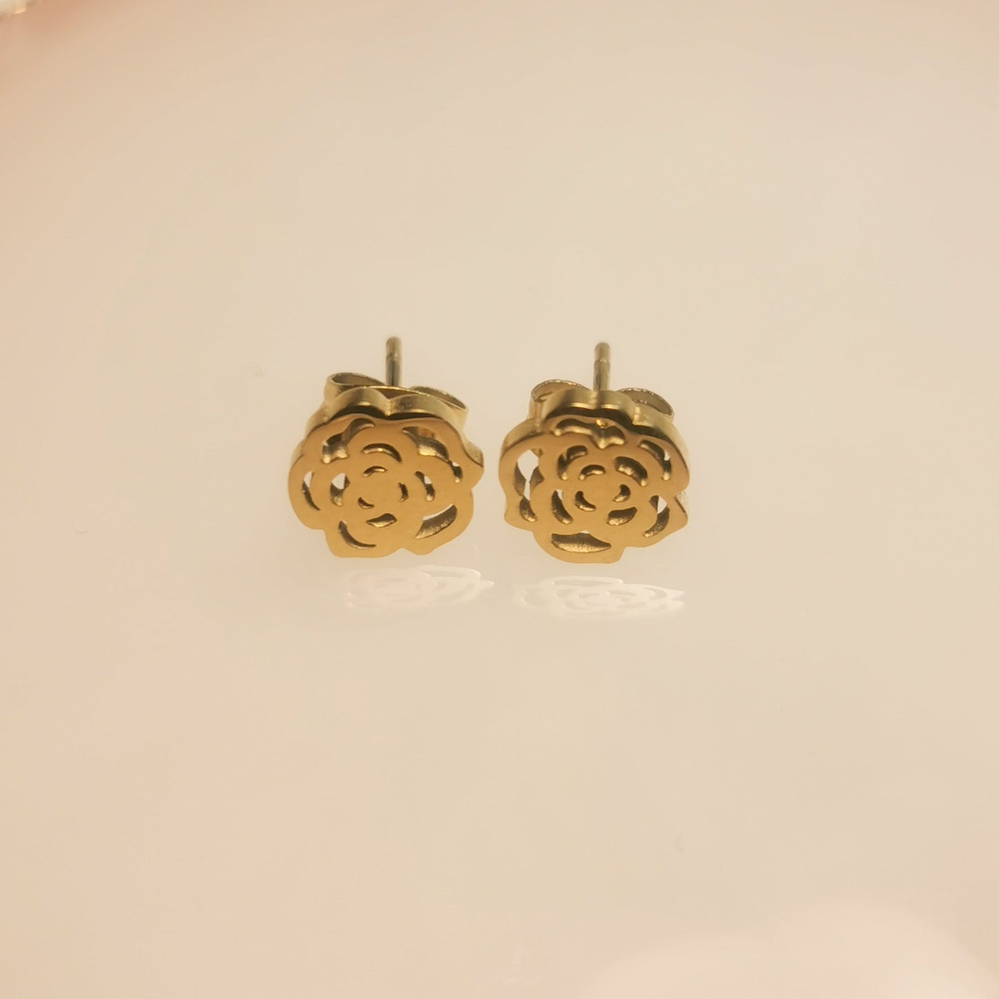 Rose Stud Earrings
