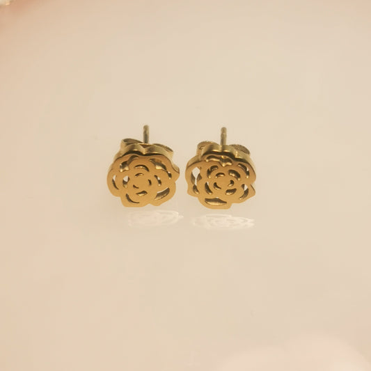 Rose Stud Earrings